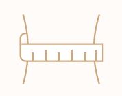 tape measure waist icon